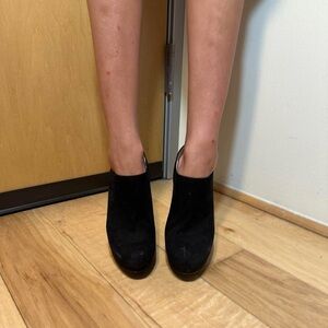 Miu Miu Black Suede Heels